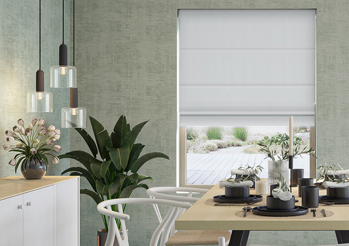 Menton, Signal Grey - Roman Blind - Image 3